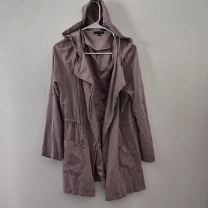 Hooded Utility Jacket - Tan